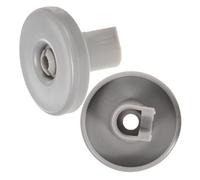 DIYEAH Kit de Réparation 2 Pièces Roulettes en Plastique pour Panier Inférieur de Lave- Compatible avec Modèles Populaires Stabilité Améliorée