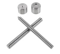DIYEAH Kit D'outils pour Pose Œillets 10mm en Acier Argenté, Léger et Précis, pour Réparation de Bottes et Tissus à Domicile