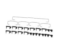 DIYEAH Kit Stabilisateur De Clavier Mécanique 1x6,25u 4x2u Noir, Barre Stabilisatrice Fil Surélevé, Accessoire DIY pour Joueurs Et Amateurs D’Informatique, Compatible Claviers Mécaniques Standard