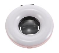 DIYEAH Lampe Anneau Portable pour Téléphone avec Lentille Macro Éclairage Appoint Rechargeable pour Photographie de Près Bijoux Maquillage et Extérieur