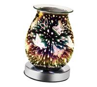 DIYEAH Lampe Brûle-Cire Électrique à Motif Tactile Diffuseur Parfum et Veilleuse Décorative pour Salon Bureau Chambre