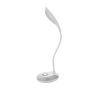 DIYEAH Lampe de Lecture Réglable LED Rechargeable USB avec Éclairage Rgb Tactile, Lampe de Table Compacte pour Bureau et Chambre, Veilleuse Multi-intensité 1200mah, Ambiance Apaisante