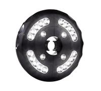 DIYEAH Lampe de Tente USB LED Détachable Lumière Solaire Noire pour Parasol Camping et Urgences Éclairage Portable sans Fil pour Activités Extérieures