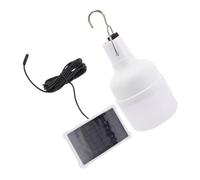 DIYEAH Lampe Solaire Boule LED Extérieure Ampoule Solaire Rechargeable pour Jardin Cour et Camping Lumière Urgence Sans Fil Éclairage Décoratif et Fonctionnel