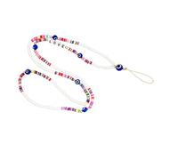 DIYEAH Lanière de Téléphone Perles Colorées Dragonne Ajustable pour Smartphone Caméra Accessoires pour Offrir à Famille