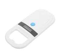 DIYEAH Lecteur de Puces pour Animaux, Lecteur de Puces D'identification, Plastique Blanc, Portable, Lecture Haute Précision, pour Gestion Animale