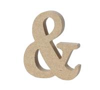 DIYEAH Lettres En Bois Décoratives Pour Mur Alphabet En Bois Naturel, Éducation Garçon Et Filles, Décoration Mariage, Texture Pin Écologie, Usage Intérieur Extérieur, Jeu Éducatif