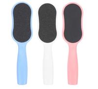 DIYEAH Lime à Tailler Double Face pour Soins des Pieds 3pcs en Abs Papier Abrasif, Exfoliante et Éliminant Peau Morte, pour Salon de Pédicure ou Usage Domestique