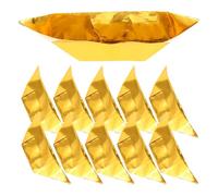 DIYEAH Lingots de papier doré 500 pièces : Lingots de papier doré pour le jour du nettoyage des tombes - Fournitures de culte ancestral pour jeux de rôle et rituels traditionnels chinois