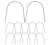 DIYEAH Lot de 10 arceaux de Serre : Arches en Film Plastique Flexible - Fournitures de Serre, arceaux de Jardin pour Plates-Bandes surélevées - Cadre de Tunnel de Jardin