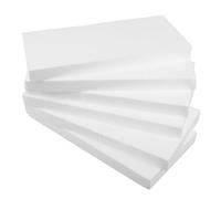DIYEAH Lot de 10 Blocs de Mousse de polystyrène : 30,5 x 15,2 x 2,5 cm, pour projets artistiques et créatifs, Formes en polystyrène pour Sculptures, modelage, compositions et centres de Table.