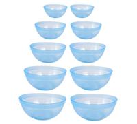 DIYEAH Lot de 10 Bols de Masque Facial en Plastique Flexibles et Faciles à Nettoyer pour Usage Personnel ou Salon de Beauté Professionnel Spa DIY Couleur Aléatoire