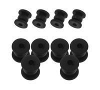 DIYEAH Lot de 10 Boules Amortisseurs en Silicone Noir pour Drone Rc, Protection Anti-vibrations Adaptée la Photographie Aérienne et Cartographie