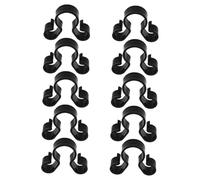 DIYEAH Lot de 10 Clips de Sécurité à Double Trou pour Porte-Bouteille de Vin, Pinces à Bougie Compatibles Bouteilles à Col Long, Accessoires pour Service de Bouteilles et Décorations