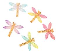 DIYEAH Lot de 10 Mini Breloques Libellule en Résine Multicolore Petites Figurines Décoratives Légères pour Artisanat Fabrication de Bijoux et Embellissement DIY