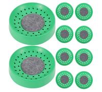 DIYEAH Lot de 10 Nids de Reproduction en Plastique pour Pigeons Nid D’Œufs Solide et Lavable Taille Adaptée pour Cage à Oiseaux Élevage et Ponte des Pigeons Voyageurs