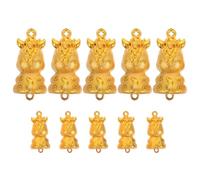 DIYEAH Lot de 10 pendentifs à suspendre pour bonsaï, motif chinois, année du cheval, décorations du Nouvel An pour le festival du printemps 2026, plantes en pot