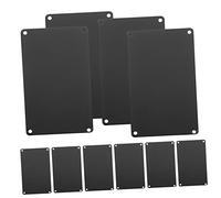 DIYEAH Lot De 10 Plaques SignaléTiques MéTalliques Vierges Panneau