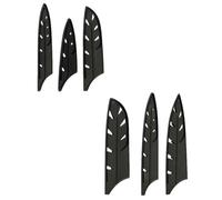 DIYEAH Lot de 10 Protections pour Couteaux de Chef en Plastique Noir, Protège-lames Solide Usure et Saleté, Accessoire Utile Cuisine à Domicile