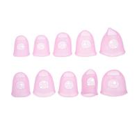 DIYEAH Lot de 10 protège-doigts en silicone pour guitare, ukulélé, banjo et mandoline. Respirants, flexibles, antidérapants et réutilisables, ils sont parfaits pour les débutants.