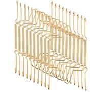DIYEAH Lot de 10 Supports de Plaques Murales Invisibles en Acier Inoxydable 7 Pouces Ressorts Extensibles pour Suspendre Assiettes Décoratives Cintres Muraux Sécurisés Cuisine et