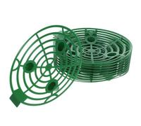 DIYEAH Lot de 10 Supports pour Fraisiers Jardin, Plastique Vert 21,5x20x4 Cm, Rack d'escalade pour Petites Plantes, Protection la Pourriture, Améliore la Circulation d'air Maturation