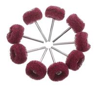 DIYEAH Lot de 100 disques de polissage : brosses abrasives fines pour accessoires d'outils rotatifs - Disque de ponçage en nylon pour le polissage et le de surface, tige de 3 mm