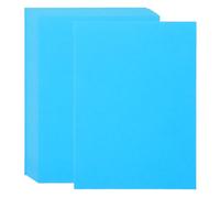 DIYEAH Lot de 100 feuilles de papier de copie : papier d'impression couleur A4 multi-usages pour travaux manuels, dessin et impression, projets d'artisanat créatifs, bleu