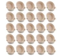 DIYEAH Lot de 100 Gamelles Jetables en Papier 350ml pour Eau et Nourriture, Anti-déversement, Épaisses, Adaptées aux Chiens, Chats et Petits Animaux, Pratiques pour Maison et Voyages