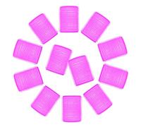 DIYEAH Lot de 12 bigoudis en plastique 45 mm pour boucles volumineuses sans chaleur, outil de coiffure rapide qui n’abîme pas cheveux pour femmes et filles