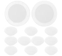DIYEAH Lot de 12 bouchons de rechange en silicone pour valve de boîte à | Bouchon en silicone blanc pour trou d'aération de couvercle, bloqueur de fuite, joint pour boîte de conservation