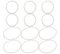 DIYEAH Lot de 12 Élastiques Antichocs pour Microphone en Caoutchouc Solide, Anneaux Suspendre Universels Compatibles Supports Micro, Accessoires Studio Enregistrement Vibrations