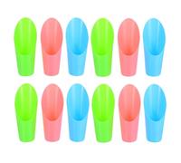 DIYEAH Lot de 12 Pelles en Plastique Colorées pour Micro-Jardinage, Outils de Plantation pour Succulentes, Mini Pelles à Rempoter Légères et Résistantes, pour Bonsaï et Terrariums