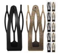 DIYEAH Lot de 12 Pinces à Cheveux en Fer Noires et Bleu Ancien, Clips à Pression Compactes pour Femmes et Filles, Accessoires Coiffure Multi-usages pour Fixer Mèches Rebelles