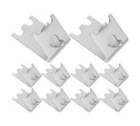 DIYEAH Lot de 15 Clips Support D'étagère en Acier Inoxydable 1,5 Mm pour Réfrigérateur Congélateur, Pince Robuste de Remplacement pour Clayette, Accessoires Fiables pour Stockage