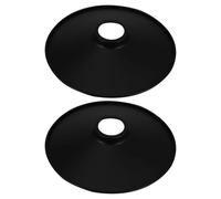 DIYEAH Lot de 2 abat-jour coniques vintage de 8,66 pouces pour applique | Abat-jour industriel pour suspension, abat-jour de rechange pour lampe murale, lampe de table, lampadaire, de bureau ou