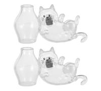 DIYEAH Lot de 2 aimants pour Vase en Forme de Moustaches de Chat, Pot de