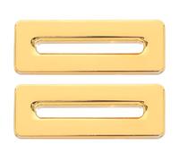 DIYEAH Lot De 2 Anneaux De Trop-Plein Lavabo En Alliage De Zinc Couvercles De Trop Plein Pour ÉVier De Salle De Bain Et Cuisine Bague De DéBordement Lavabo Anti-DéBordement Installation Facile Accesso