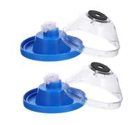 DIYEAH Lot De 2 Bols à Poussière Pour Perceuse Électrique Bleu, Housses Anti-poussière Solide, Collecteurs De Poussière De Forage Pratiques Pour Usage Domestique Et Professionnel