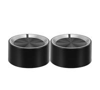 DIYEAH Lot de 2 boutons pour cuisinière à gaz - Bouton de commande encastré pour brûleur - Diamètre du trou 6 mm - Alliage de zinc - Interrupteur rotatif de remplacement pour gril à gaz, idéal