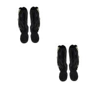 DIYEAH Lot De 2 Couvre-Chaussures Imperméables pour Homme Couvre-Chaussures Hautes Et Réfléchissantes Unisexes Noires