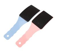 DIYEAH Lot de 2 Limes à Pieds Double Face Poignée Ergonomique en Ps pour Récurer les Callosités et Éliminer les Peaux Mortes, Accessoires de Soin pour Pied Pratiques et Efficaces