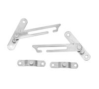 DIYEAH Lot de 2 Limiteurs D'ouverture pour Fenêtre à Battant en Acier Inoxydable Verrous de Limitation Réglables pour Fenêtre Coulissante Commande de Sécurisée Protection Ventilation