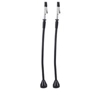 DIYEAH Lot de 2 mains magnétiques d'assistance, outils de soudage à | Bras métallique flexible et pinces crocodiles, troisième main magnétique pour circuits imprimés, électronique et