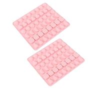 DIYEAH Lot de 2 Moules en Silicone pour Chocolat de Fruits Fraise, Ananas et Pastèque, pour Fondant, Pâtisserie, Congélation et Fêtes
