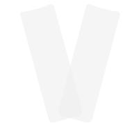 DIYEAH Lot de 2 Palettes Transparentes pour Mèches sans Dent en Aluminium, Planche Coloration Cheveux Longue pour Coiffure Professionnelle et Maison, Outil Léger pour Application Précise