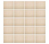 DIYEAH Lot de 2 Paquets de Serviettes en Papier Jetables Crème, Double Épaisseur 40x33 Cm, 20 Feuilles par Paquet, Absorbantes et Rectangulaires, pour Fêtes, Noël, Barbecue et Usage