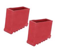 DIYEAH Lot de 2 Patins de Protection Antidérapants en Caoutchouc pour Escabeau Pliable, Dimensions Intérieures : 3 X 8,1 Cm.