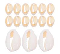 DIYEAH Lot de 2 pendentifs en coquillage spirale naturelle : cône 12-14 mm, artisanat pour bijoux DIY - coquilles pour décoration de vase - breloques conques faites main