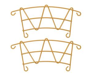 DIYEAH Lot de 2 perchoirs de Rechange pour mangeoires d'extérieur - Plateforme d'extension en métal avec rondelles - Fixation Simple pour mangeoires intelligentes, Compatible avec Bird Buddy